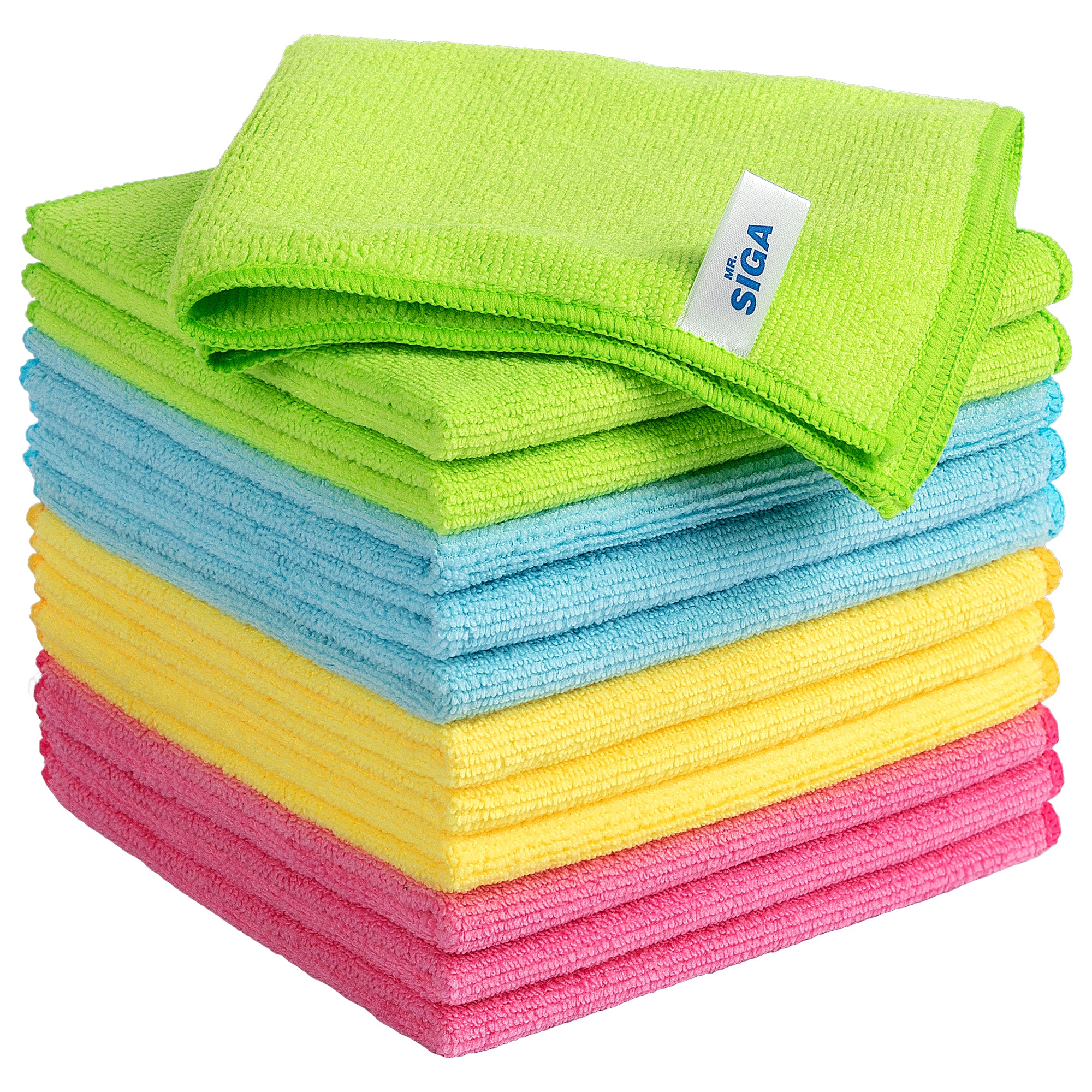 MR.SIGA Microfiber Cleaning Cloths - 12-Pack