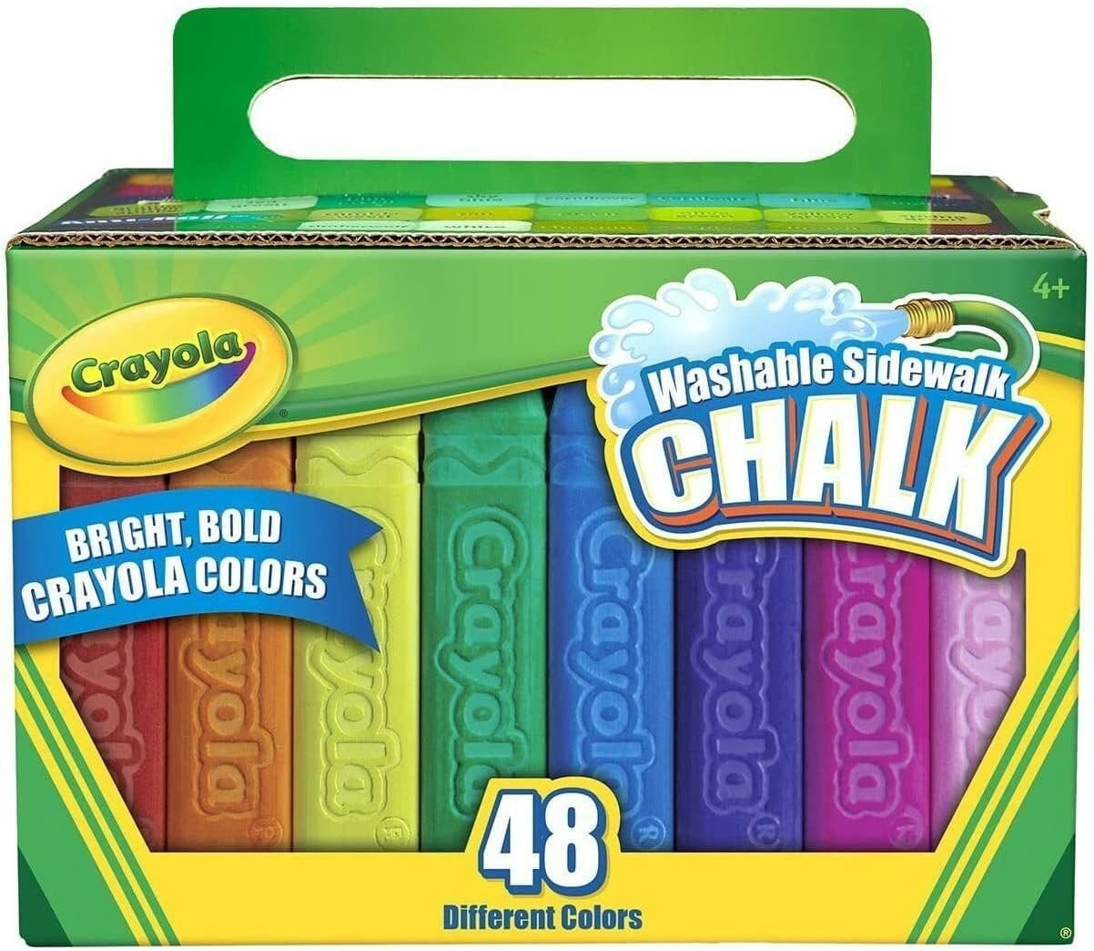Crayola Washable Sidewalk Chalk - 48 Colors
