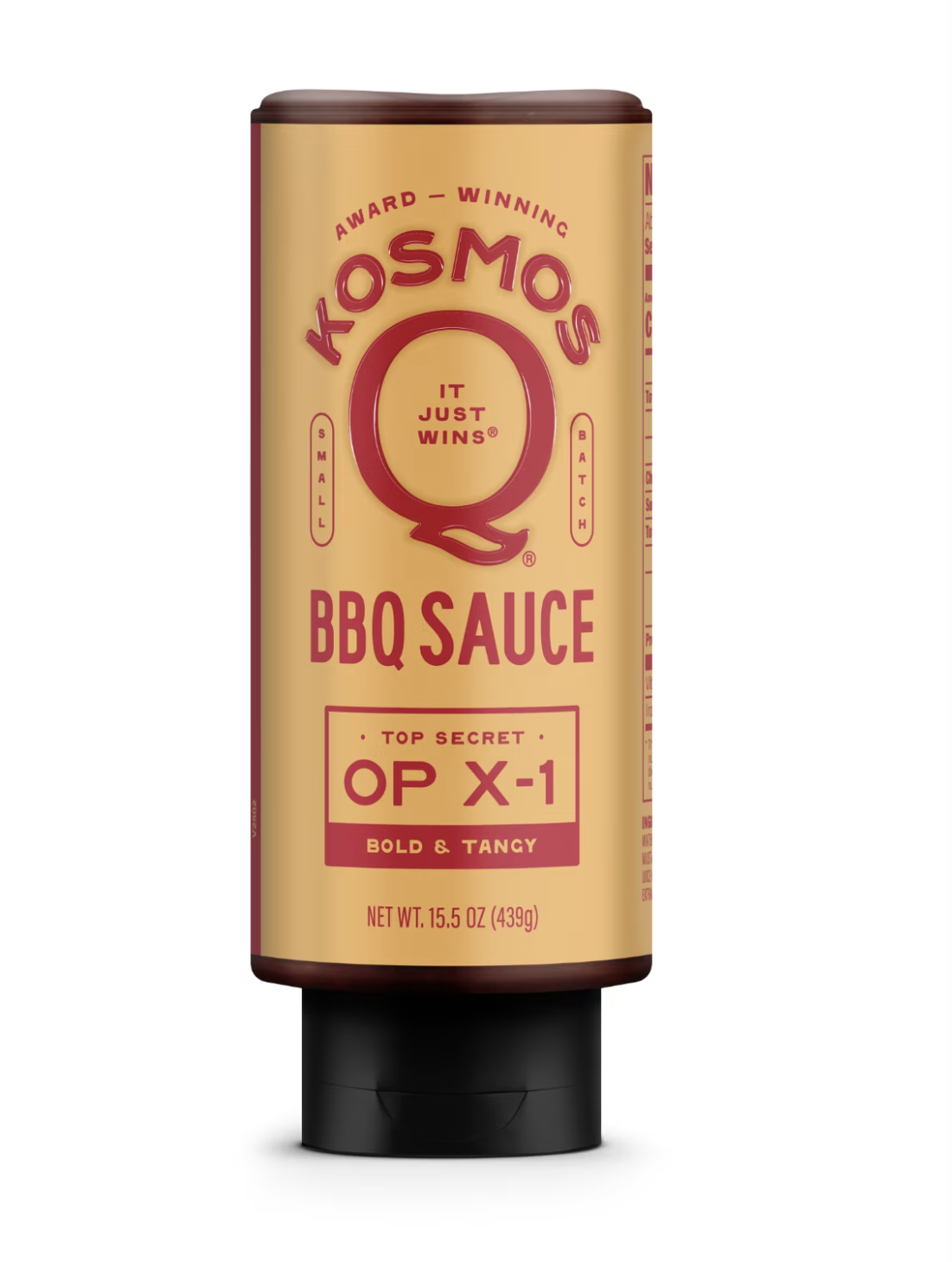 Kosmos Q Gluten-Free OPX-1 Bold & Tangy BBQ Sauce, 15.5 oz Precision Squeeze